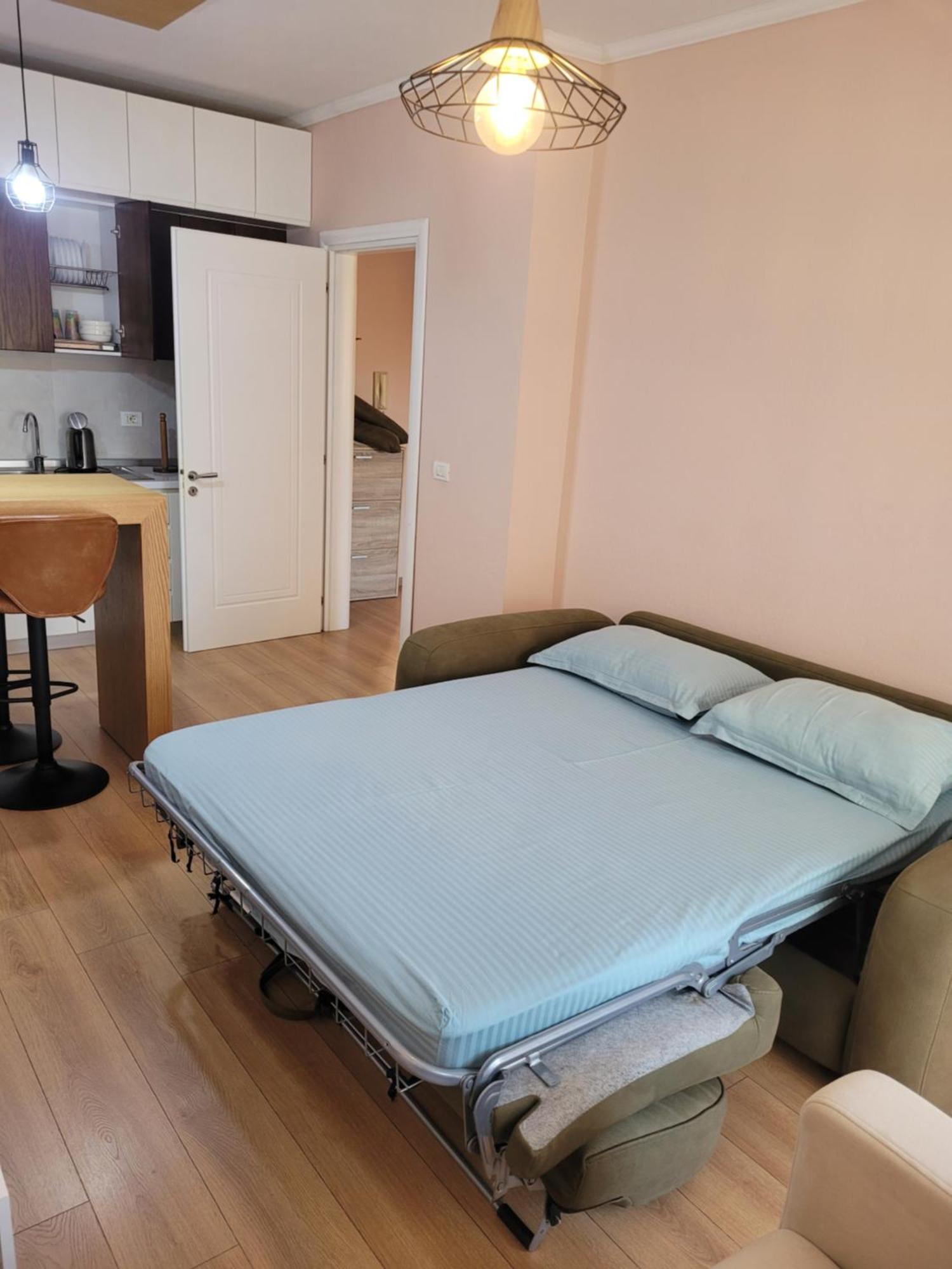 Beach View Apartment, Golem Durres Bagian luar foto